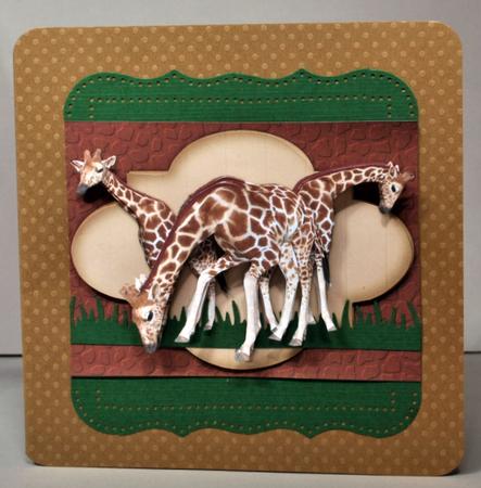 Raised Giraffes Mini Kit by Kristina Norbat