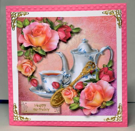Tea Time with Romantica Roses by Kristina Norbat