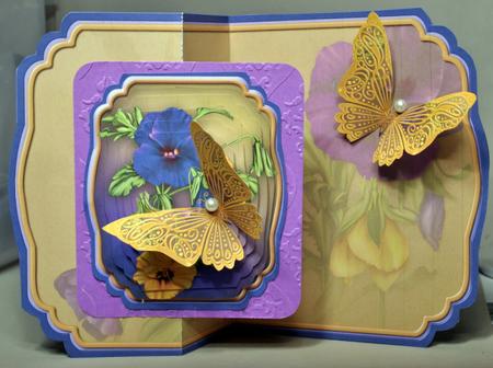 Pansies Fold Back Mini Kit by Kristina Norbat