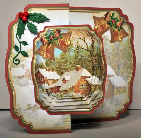 Christmas Village Fold Back Mini Kit by Kristina Norbat
