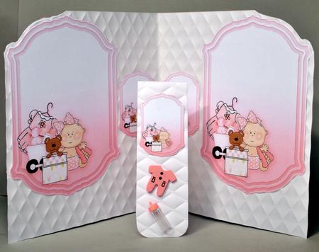New Baby Girl Insert Plates by Kristina Norbat
