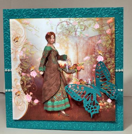 Vintage Flower Lady Mini Kit by Kristina Norbat