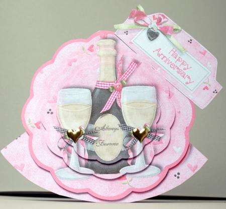 Always & Forever - Anniversary - Floral Pyramid - Wobble by Kristina Norbat