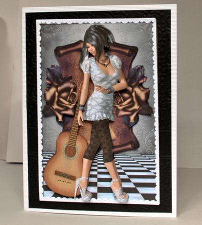Mini Kit Rocking Girl by Kristina Norbat