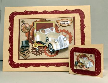Steampunk Vintage Car Mini Kit by Kristina Norbat