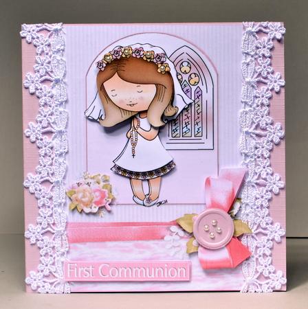 First Communion Girl by Kristina Norbat