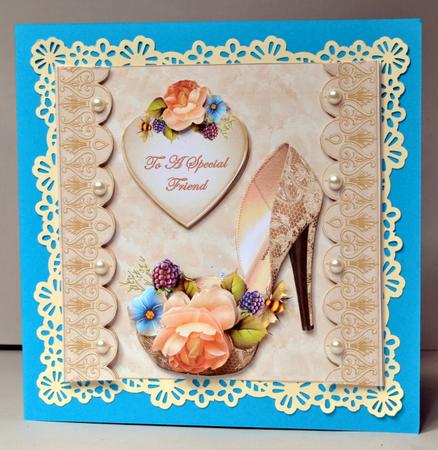 Golden Days Flowers Shoe and Lace Mini Kit by Kristina Norbat
