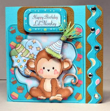 Happy Birthday Lil' Monkey by Kristina Norbat