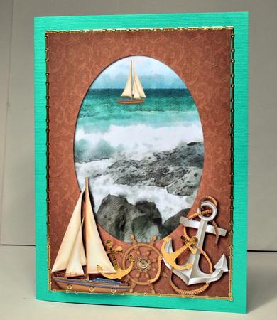 Sailing on Stormy Seas + Decoupage by Kristina Norbat