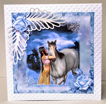 The Horse Whisper 8x8 Topper by Kristina Norbat