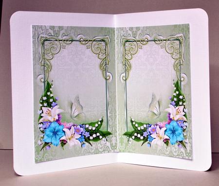 Floral Insert in Green by Kristina Norbat