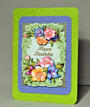 Fabulous Flora Topper & Plaque by Kristina Norbat