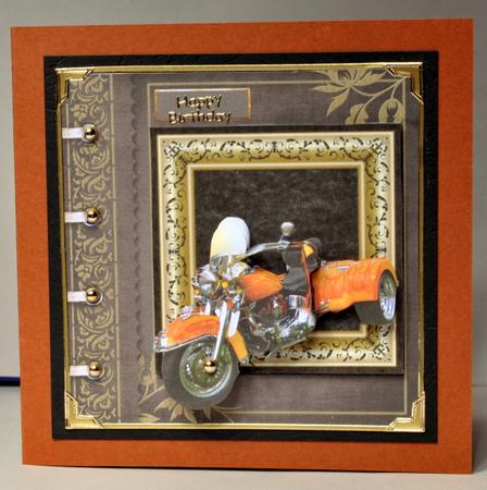 Biker's Dream Card Front by Kristina Norbat