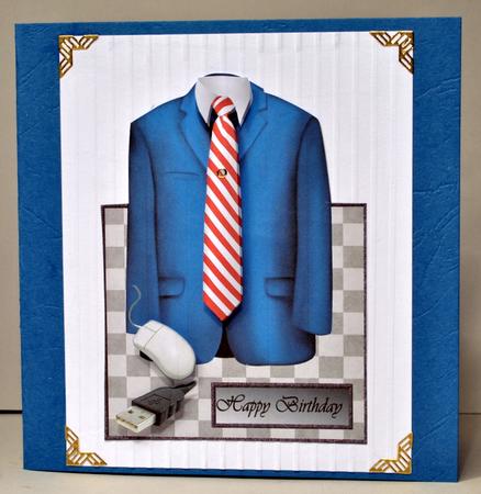 Male Card Design Mens Clothes by Kristina Norbat