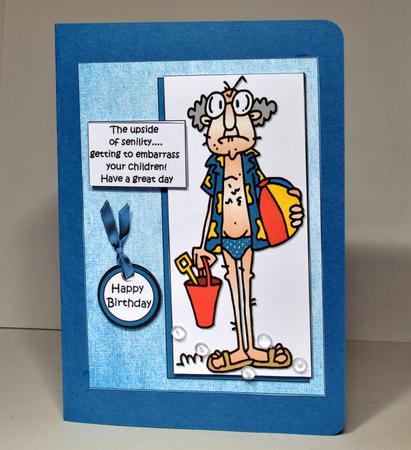 Gus Knows About Senility Quick Card by Kristina Norbat