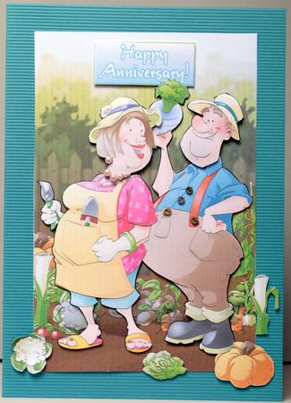 Gardening/allotment Couple. by Kristina Norbat