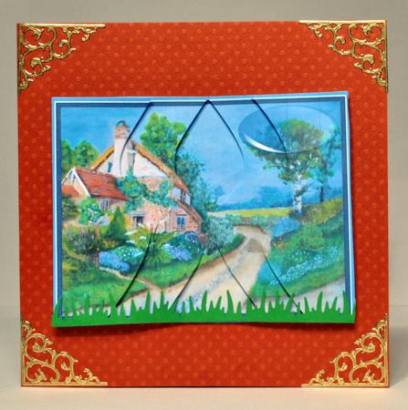 English Thatched Cottage and Beautiful Flower Garden Pt 2 by Kristina Norbat