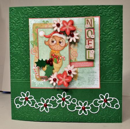 Have a Hoot This Christmas Owl Quick Card by Kristina Norbat