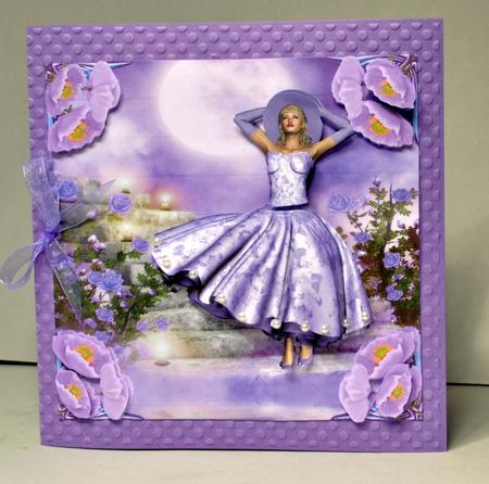 1950's Lilac Moon Lady Mini Kit by Kristina Norbat