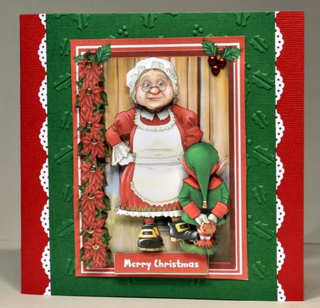 Oh Dear Mrs Clause Has Caught the Gnome with the Cookie by Kristina Norbat