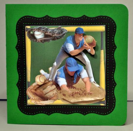 Base Ball a Team Sport Topper & Decoupage by Kristina Norbat