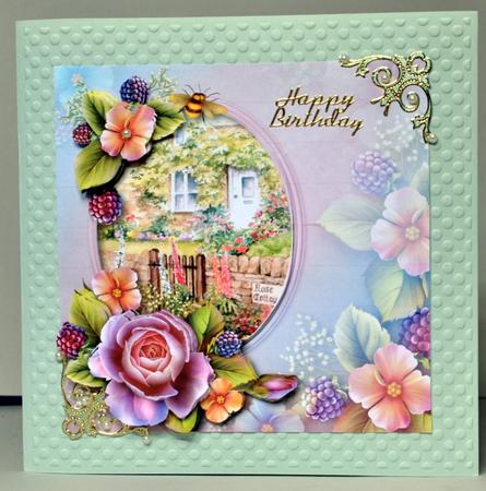 Beautiful Summer Rose Cottage by Kristina Norbat