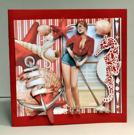 1950's Pin Up Girl Alice May Mini Kit (red) by Kristina Norbat