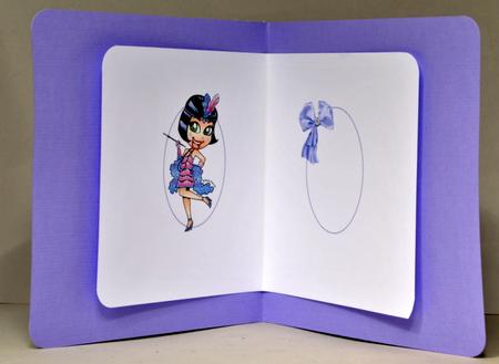 Frieda Flapper is Fabulous Purple Insert by Kristina Norbat