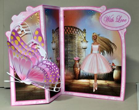 Butterfly Fold Back ballerina by Kristina Norbat