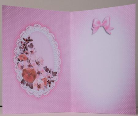 Spring Flowers and Lace Matching Insert A5 Portrait by Kristina Norbat