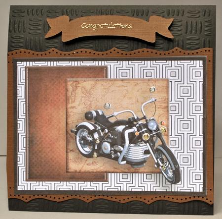 All Occasion Motor Bike Card Topper by Kristina Norbat