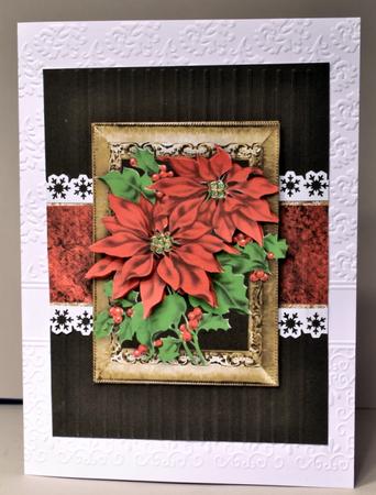 Poinsettias Quick Card by Kristina Norbat