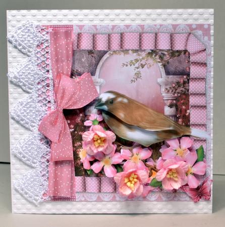 The Blossom Finch Card Front Mini Kit by Kristina Norbat
