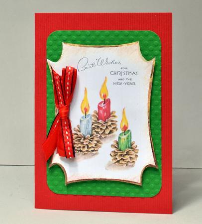 Christmas Vintage Scene Toppers by Kristina Norbat