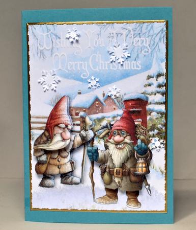 Any Room at the Inn! Christmas Gnomes A4 by Kristina Norbat
