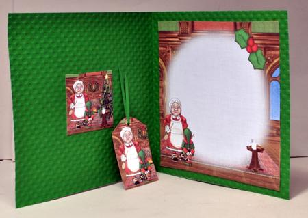 8x8 They're for Santa Mini Kit Insert Plate by Kristina Norbat