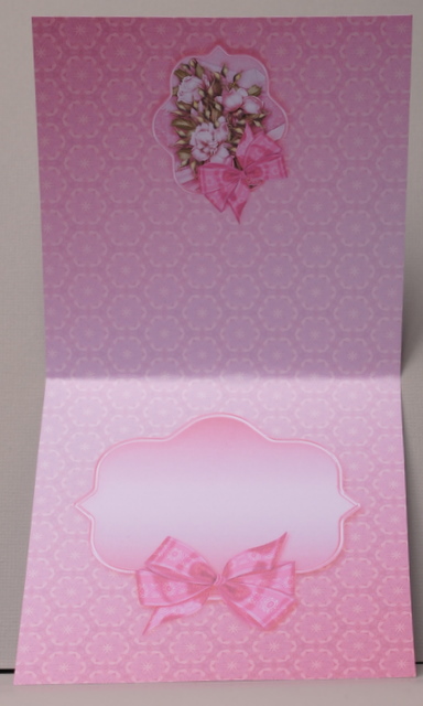 Pink Roses Bouquet Over the Edge 5" x 5" Insert by Kristina Norbat