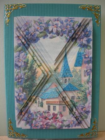 Lavender View Side Step Stacker by Kristina Norbat