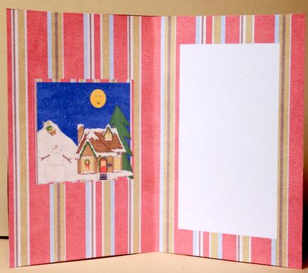 Night Before Christmas Pyramid Card Insert by Kristina Norbat