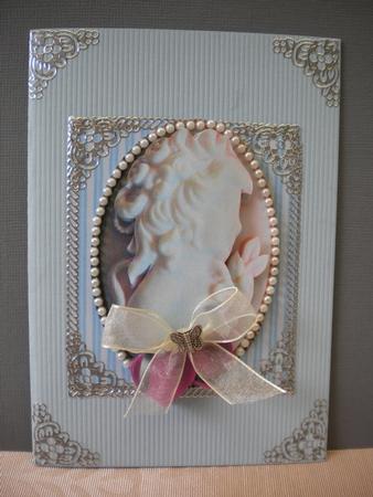 A4 Framed Cameo Lady by Kristina Norbat