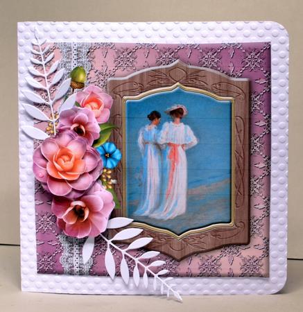 Walk on the Beach Vintage Art Mini Kit by Kristina Norbat