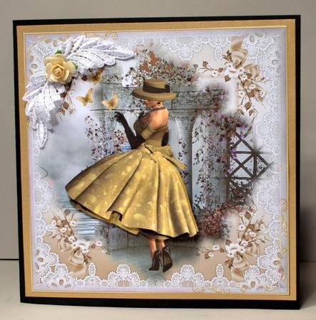 1950's Style Golden Girl Topper by Kristina Norbat