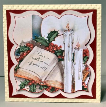 Peace on Earth 6x6 Card Front by Kristina Norbat