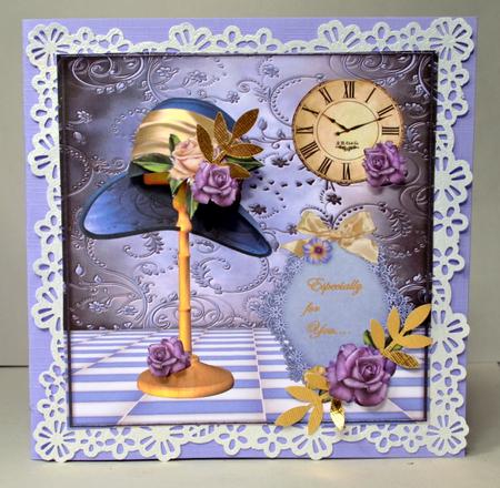Heritage Roses Hat by Kristina Norbat