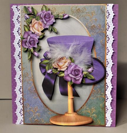 Beautiful Hat & Heritage Roses by Kristina Norbat