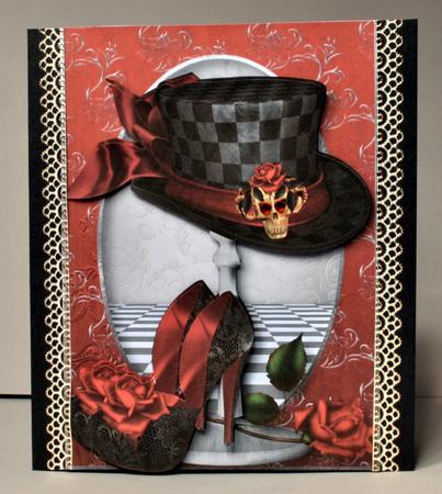 Gothic Elegance - Hat, Shoes & Roses by Kristina Norbat