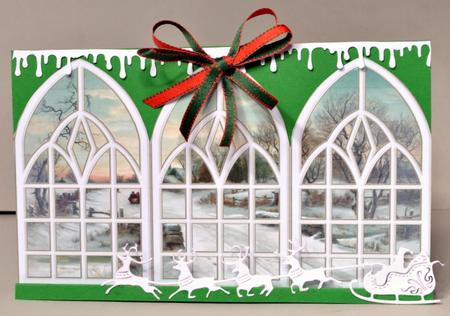 10 Background Papers Church Windows Trifold by Kristina Norbat