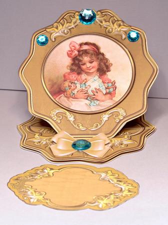 Happy Holidays Quick Card Easel by Kristina Norbat