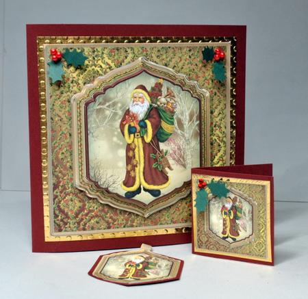 Bringing Gifts Shaped Layer Card Mini Kit by Kristina Norbat