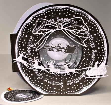Sparkly Skies Wordaround Card by Kristina Norbat